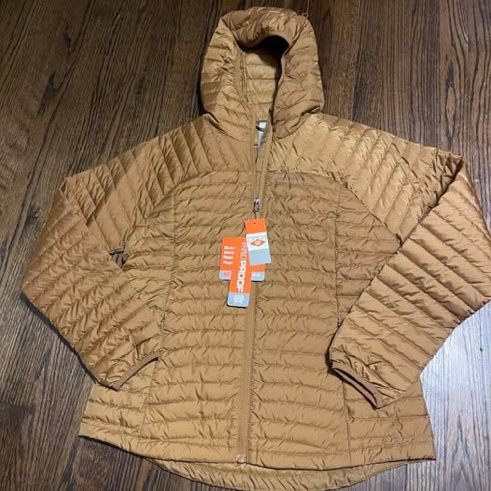 Cinch Large Women’s Goose Down Puffer Jacket Lightweight Hooded $179 RETAIL